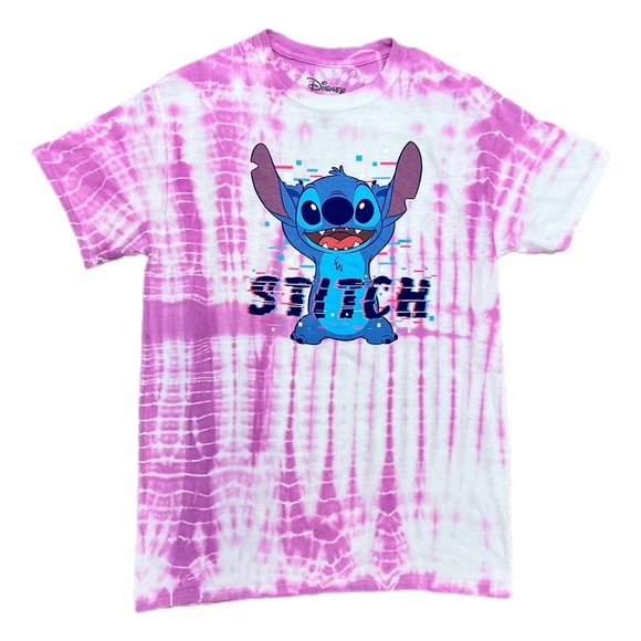 Disney STITCH Tie Dye Graphic Print Women's T-Shirt Size M - Picture 2 of 4